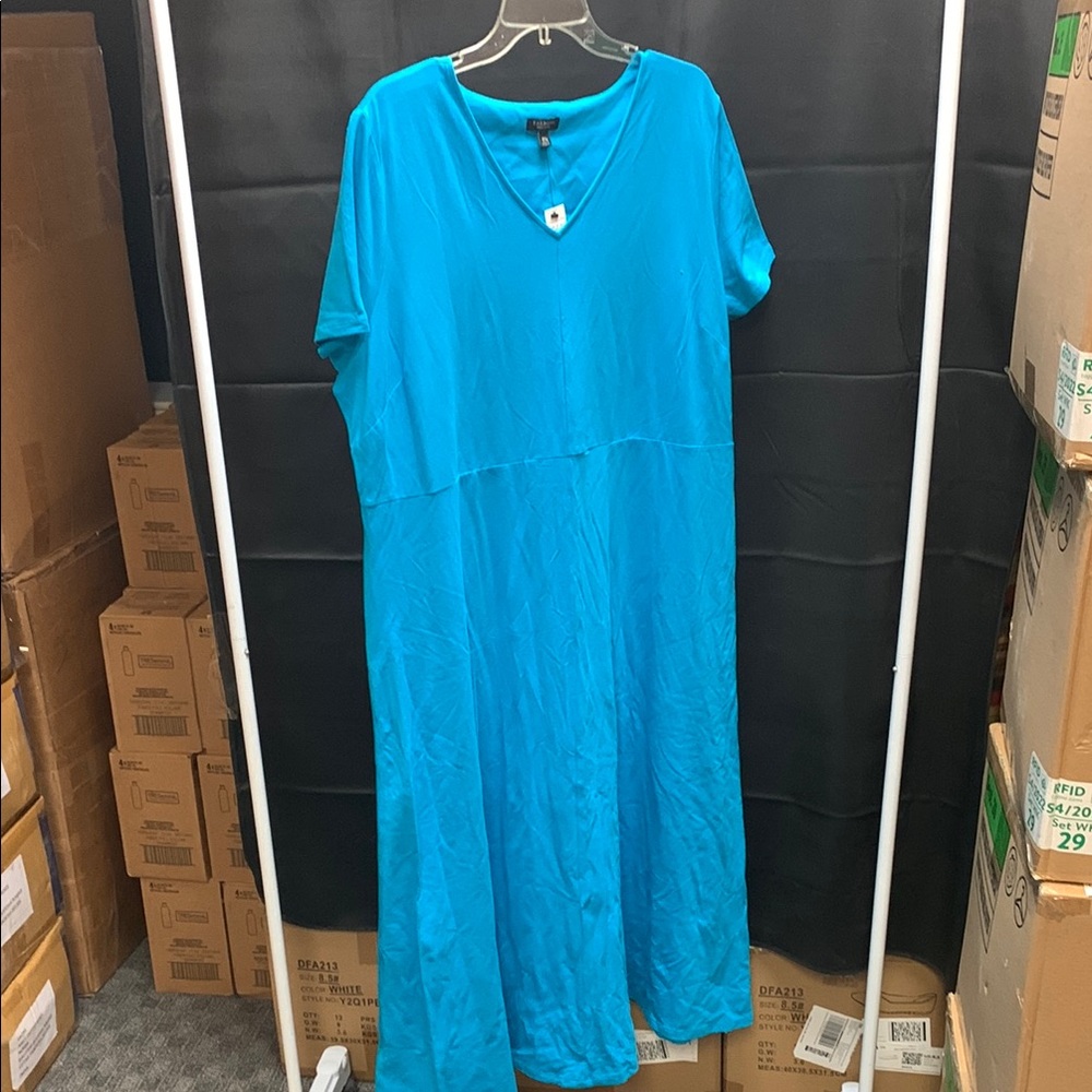 Vibrant Blue Maxi Dress